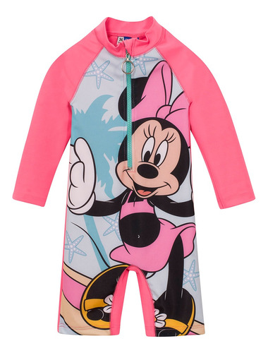 Malla Enterito Minnie Mouse Uv50+ Protecc. Solar Original 