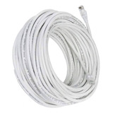 Cabo De Rede Cat6 Giga 40m Branco Rj45 Crimpado Envio Rápido