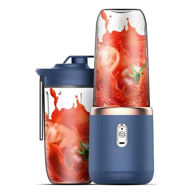 Licuadora Portátil Personal Recargable Con Vaso Extra Azul