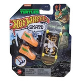 Hot Wheels Skate De Dedo Com Tenis Tartarugas Ninja Mattel