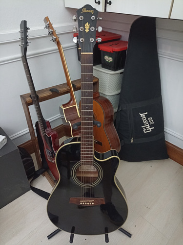 Guitarra Electroacustica Ibanez Negra Ae18bk