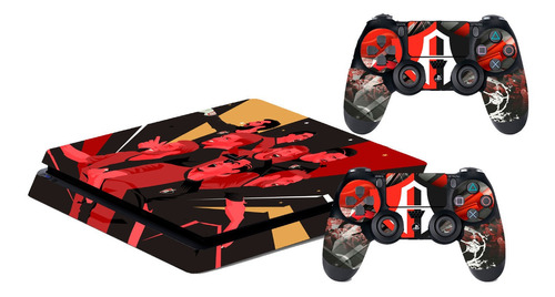 Skin Para Playstation 4 Slim Modelo (40788ps4s) Fútbol