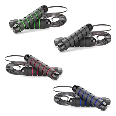 4Pcs Cuerda para Saltar, 3 Metros Comba para Saltar, Rodamientos de Bolas de Acero Ergonómico y Mango Antideslizante, Cuerdas de Salto Ajustables y Ajustable para Fitness, Box, Cardio, Gimnasio | MercadoLibre