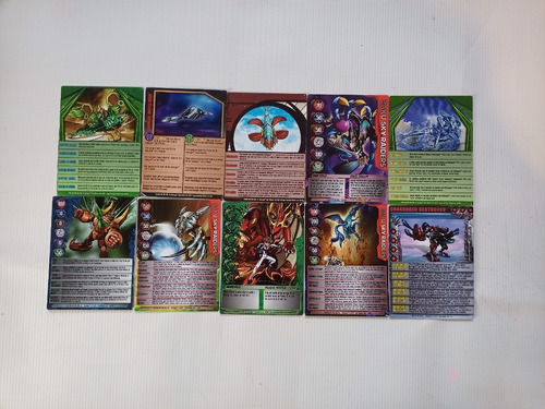 Bakugan Cartas De Habilidad 10 Cartas Lote Ga2