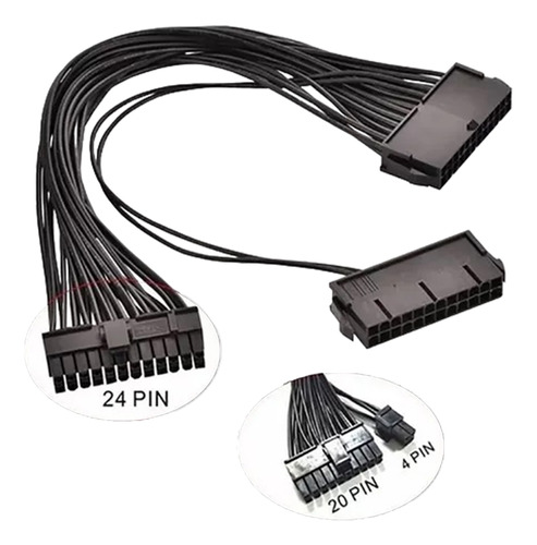 Minería Cable Adaptador Para 2 Fuentes (no Add2psu) 24pin