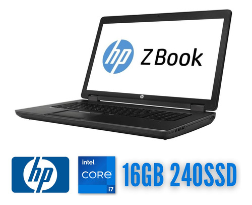 Notebook Hp Zbook 15 G2 - I7 4810mq 16gb 240ssd - Windows 10