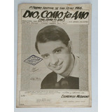 Partitura Antigua Dio, Cómo Te Amo Modugno Juan Ramón 1966