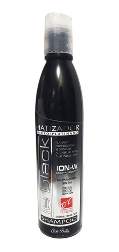 Shampoo Negro Matizador Le Black Sin Sal Ni Parabenos 250ml