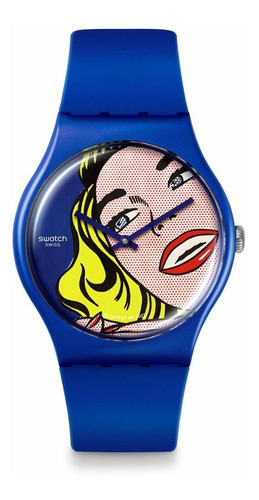 Reloj Swatch Girl By Roy Lichtenstein, The Watch De Silicona