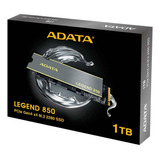 Ssd Adata Legend 850 1tb M.2 2280 Pcie Gen4 X4 Nvme 1.4