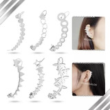 Aro Ear Cuff Solitario Oreja Modernos Trepador Unidad Facil