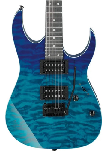 Guitarra Eléctrica Ibanez Grg120qasp-bdg, Gio Azul Degradado