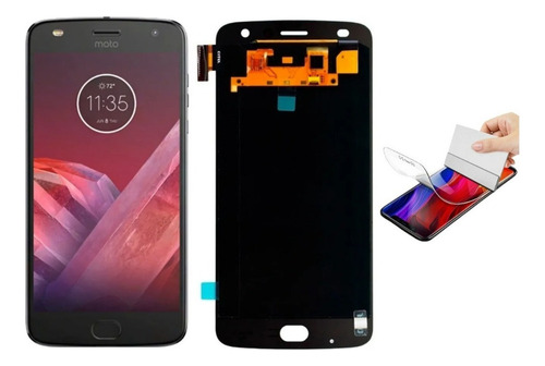 1 Pantalla Completa Para Moto Z2 Play + Mica Hidrogel