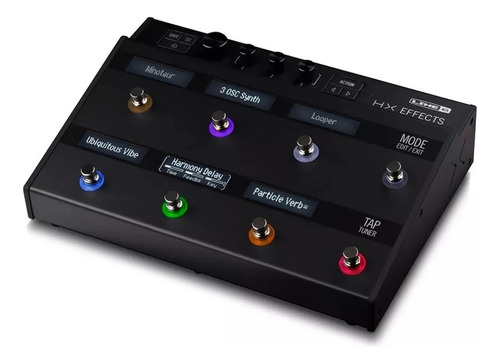 Pedal De Efeito Line 6 Helix Hx Effects Preto Pornta Entrega