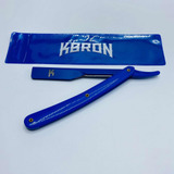 Porta Navajas Navaja Para Afeitar O Barbero Kbron  Azul