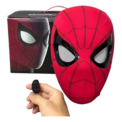 Máscara De Spider-man Con Ojos Parpadeantes Móviles M