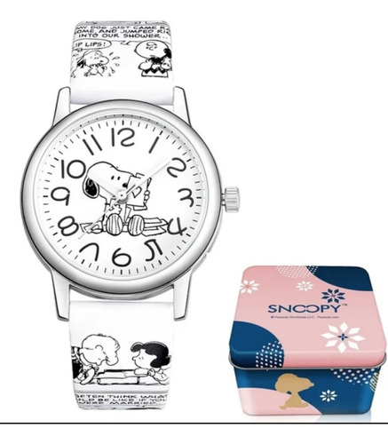 Hermoso Peanuts, Reloj Snoopy, Excelente Calidad