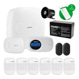 Kit Alarme Intelbras Amt 1016 Net Com 6 Sensores Sem Fio