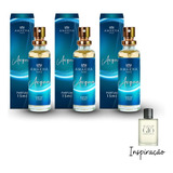 Kit 3 Perfumes Acqua Masculino 15ml Amakha Paris