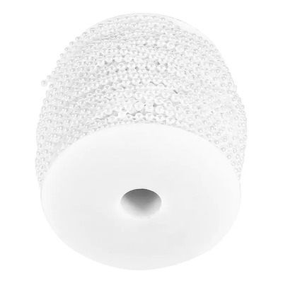 Cadena De Perlas, Rollo De 50 M, 3 Mm, Perlas De Hilo De Pes | Envío gratis
