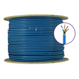 Cable Utp Cat6a Enson 12264l305 Forro Pvc 305 Metros Azul