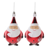 Colgante De Árbol De Papá Noel Para Decoración Navideña, 2 U