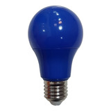 Pack 7 Ampolleta Led Color Azul / Uv 9w E27 Rosca Normal