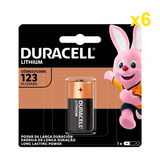 Pi.la Especializada Duracell Dl 123 (6 Bat.erías)