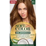 Kit Tintura Wella  Soft Color Coloracion Natural Tono 63 Caramelo Para Cabello
