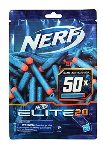 Paquete De Recarga De 50 Dardos Nerf Elite 20 50 Espuma Ofic