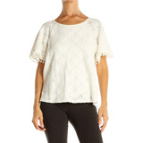 Blusa O Remera Blanca Transparencia Hindu Boho Chic