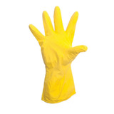 Guantes Limpieza Afelpados De Latex Domesticos X 10 Pares