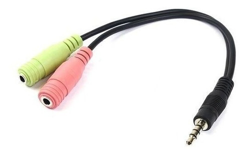 Cable Adaptador Mic + Auricular A Jack 3.5 Mm Celular Ps4 Pc