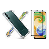 Kit Capa Anti Impacto Para Samsung Galaxy A04s + Pelicula