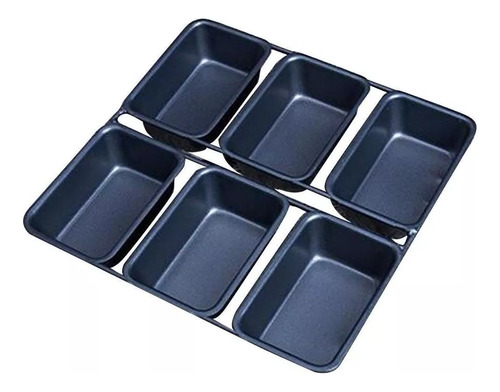 2x 6 Tazas Mini Molde Pan Antiadherente Mini Molde  Hornear