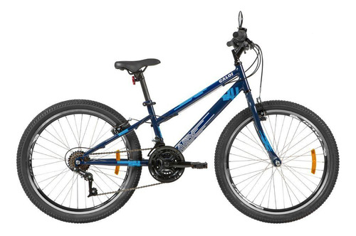 Bicicleta Caloi Max Freios V-brake Azul Aro 24 21v T13r24v21