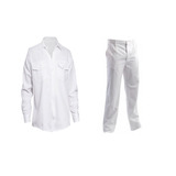 Kit Completo Camisa Mas Pantalon  Blanco Descuento Mayorista