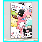 Cuadro Decorativo Hello Kitty 29x50 Cm Y Sus Amigos Cute 