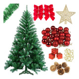 Árvore Natal Grande Pinheiro Cheio Luxo Decoração Promoção