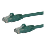 Startech - Cable Red De 30cm Verde Cat6 E Ethernet Gigabit 