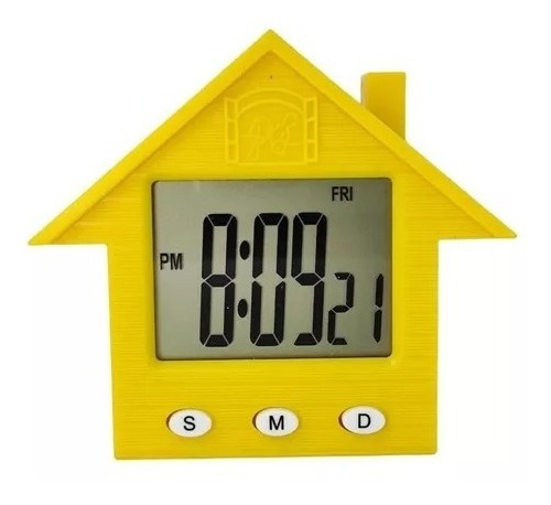 Reloj Moderno Despertador Fecha Hora Alarma Decorativo Casa 
