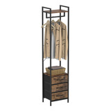 Clothes Rack With Drawers, Freestanding Tall Closet Organize