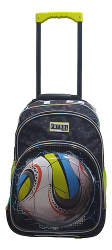 Mochila Carrito Primaria Pelota 18 P Niños Varones Primaria 