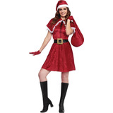 Traje De Santa Claus Para Mujer Disfraz De Señorita Santa Claus Miss Claus Navidad Santa