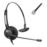 Headset Rj9 Para Telefones Ip Gradstream / Yealink Htu-300