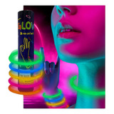 50 Pulseras Luminosas Cyalume Neon Varios Colores Brillante