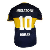 Camiseta Retro Boca Juniors Román #10 2007 Calidad Premium