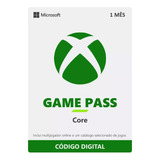 Xbox Game Pass Core 1 Mês Assinatura Código 25 Dígitos Br