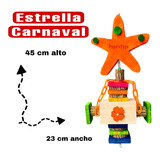 Estrella De Carnaval Accesorio Para Loros Ninfas Aves 