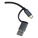 Convertidor Otg - Usb Multipuerto Typec Y Usb 4 Puertos